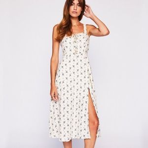 Rahi Cali Floral Lace-Up Dress
